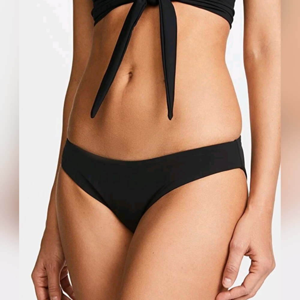 NWT‎ Mara Hoffman Women's Zoa Black Bikini Bottom Swimwear -